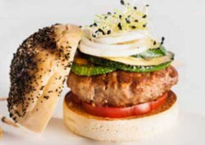 Hamburguesa de cordero lechal