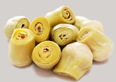 Alcachofa troceada o corazones de alcachofa